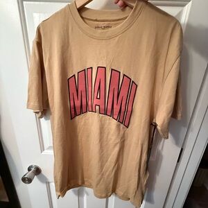 NWT Public Supply Tan Miami T-Shirt